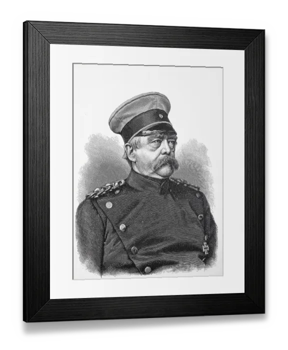 Framed Print : Portrait of Otto Eduard Leopold Framed Print : Portrait of Otto Eduard Leopold