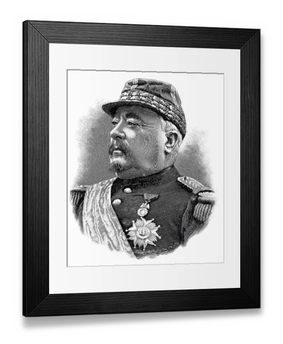Framed Print : Francois-Achille Bazaine, February 13