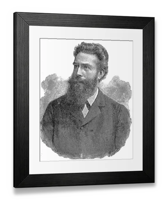 Framed Print : Wilhelm Conrad Roentgen, 1845, 1923 Framed Print : Wilhelm Conrad Roentgen, 1845, 1923