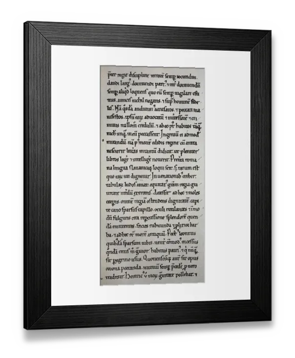 Framed Print : The portrayals of Otto's personality from Widukind's Corvey Saxon Stories