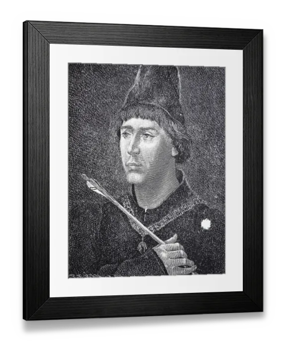 Framed Print : Charles I the Bold, 10 November 1433