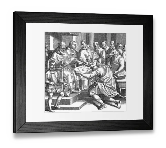 Framed Print : Pope Sixtus V. December 13, 1521- August 27