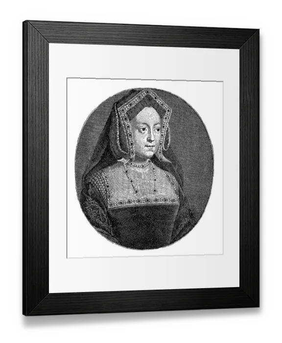 Framed Print : Portrait of Catherine of Aragon also Catherine of Aragon Framed Print : Portrait of Catherine of Aragon also Catherine of Aragon