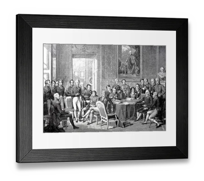 Framed Print : The Vienna Congress, from 18 September 1814 to 9 June 1815