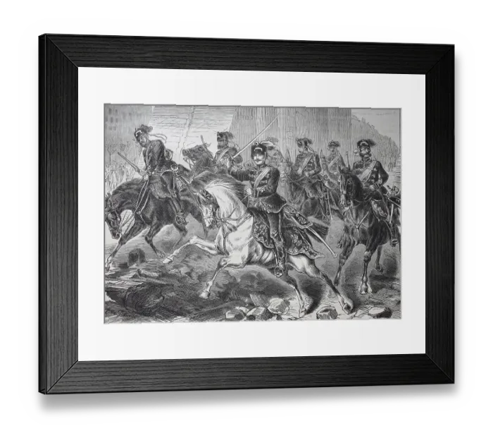 Framed Print : The first German soldiers in Paris on the morning of March 1