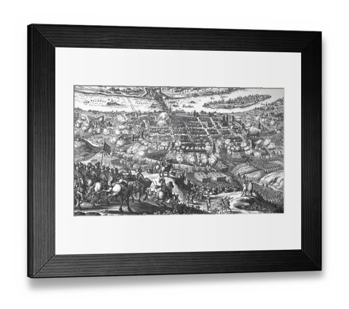 Framed Print : Siege of Frankfurt an der Oder by Adolf Gustav from March 27 to April 3 Framed Print : Siege of Frankfurt an der Oder by Adolf Gustav from March 27 to April 3