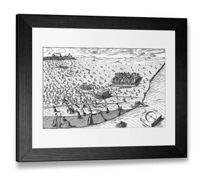 Framed Print : Thirty years war, the lion from the north breaks through the nets drawn by the Jesuits Framed Print : Thirty years war, the lion from the north breaks through the nets drawn by the Jesuits