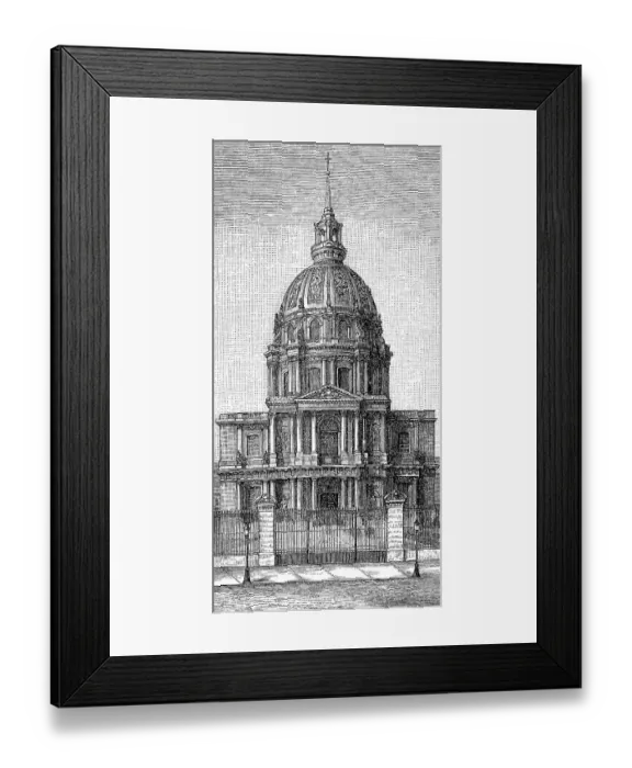 Framed Print : Les Invalides, Hotel national des Invalides