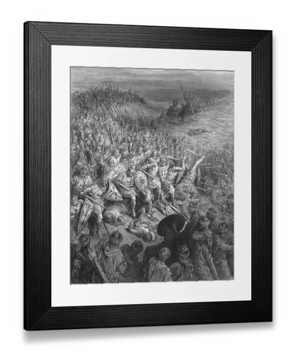 Framed Print : The Battle of Dorylaeum took place during the First Crusade on July 1