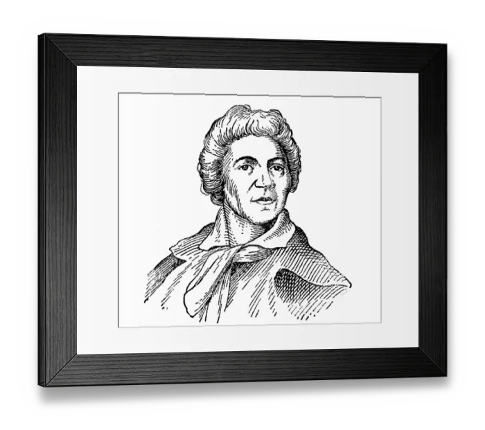 Framed Print : Jean-Paul Marat, 1743-1793, was a French political theorist