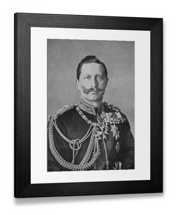 Framed Print : Wilhelm II, Friedrich Wilhelm Viktor Albert von Hohenzollern