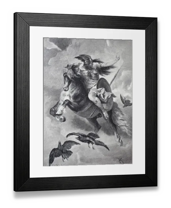 Framed Print : Ride of the Valkyries, Wallkuerenritt