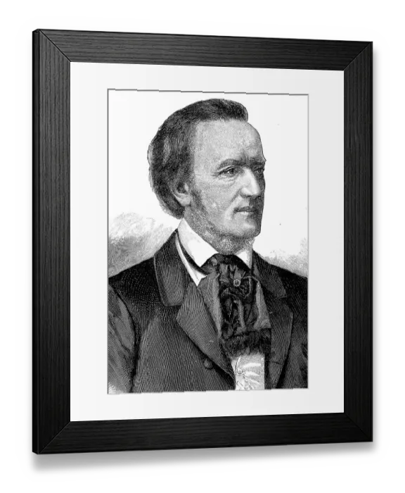 Framed Print : Wilhelm Richard Wagner, born 22 May 1813 Framed Print : Wilhelm Richard Wagner, born 22 May 1813