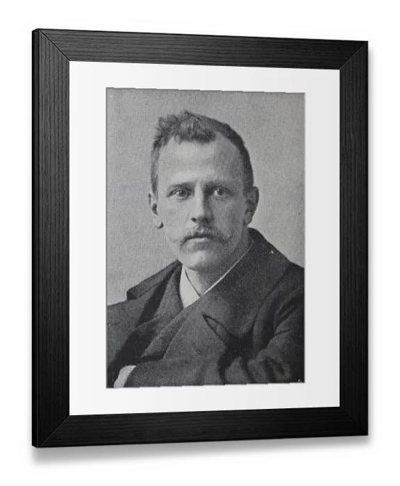 Framed Print : Fridtjof Nansen, 10 October 1861 Framed Print : Fridtjof Nansen, 10 October 1861