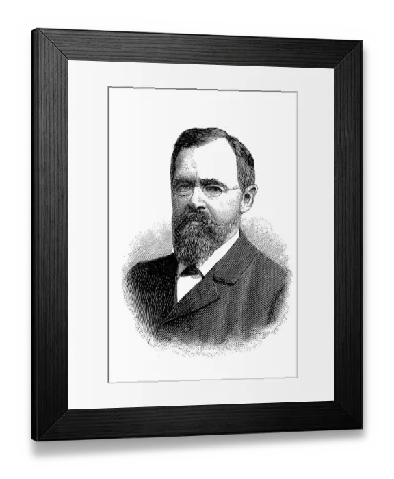 Framed Print : Carl Paul Gottfried Linde (11 June 1842) Framed Print : Carl Paul Gottfried Linde (11 June 1842)