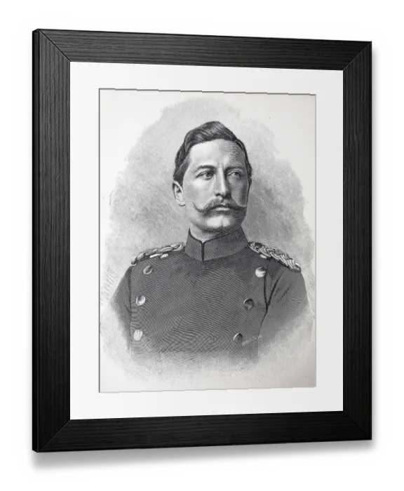 Framed Print : Emperor Wilhelm II, 1859 to 1941