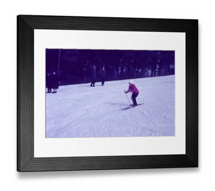Framed Print : Young skier, Bad Toelz, Bavaria