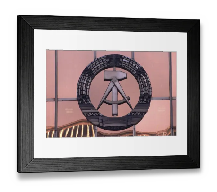 Framed Print : Shortly after the fall of the Berlin Wall Palast der Republik