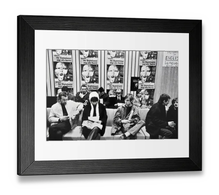 Framed Print : International Vietnam Congress in the Audimax and several lecture halls of the Technical University