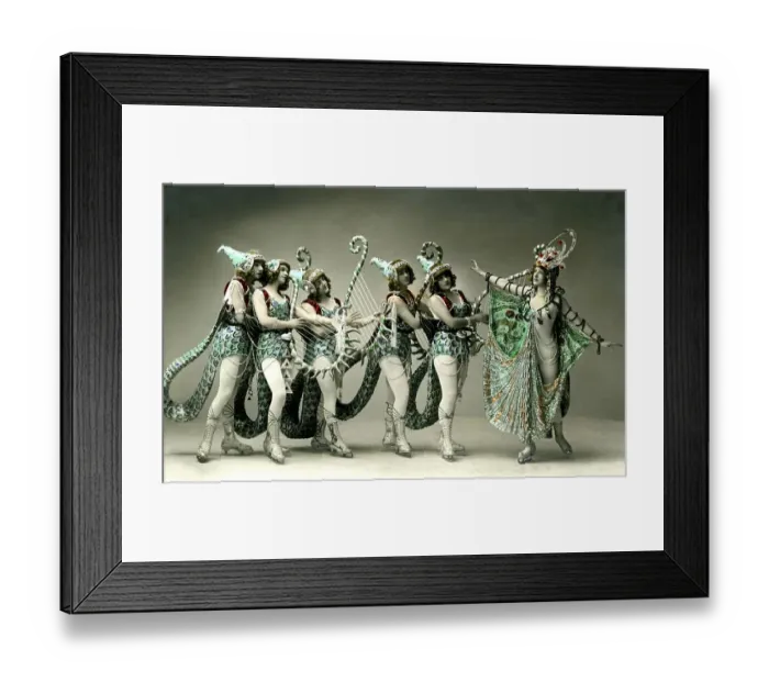 Framed Print : Historical photo, ice ballett, Admiralspalast Framed Print : Historical photo, ice ballett, Admiralspalast