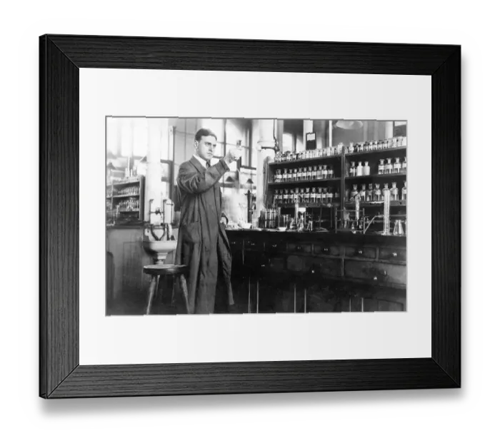 Framed Print : Historic photo, pharmacist, ca. 1915 Framed Print : Historic photo, pharmacist, ca. 1915
