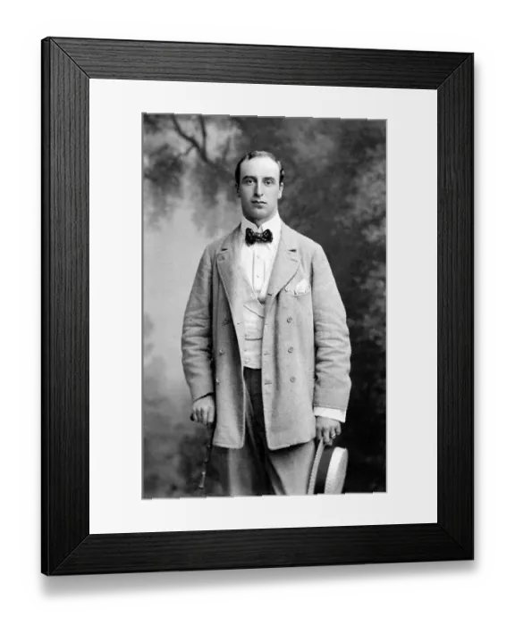 Framed Print : Historic photograph, men's fashion Framed Print : Historic photograph, men's fashion
