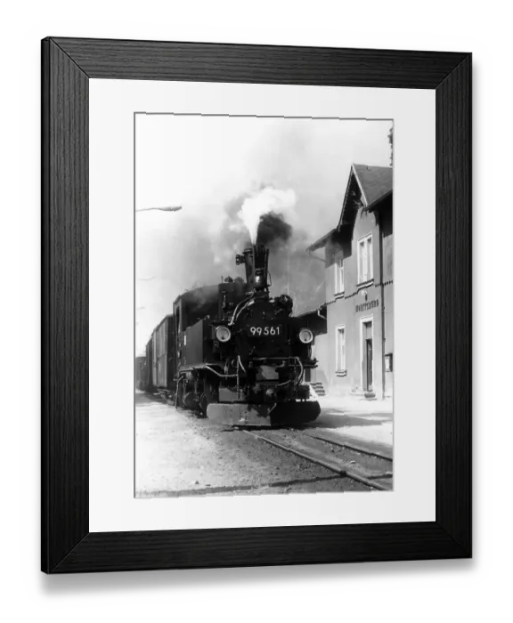 Framed Print : Historic photograph, steam engine, around 1930 Framed Print : Historic photograph, steam engine, around 1930