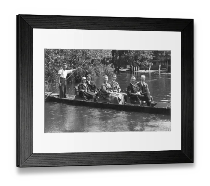Framed Print : Outing to the Spreewald Forest