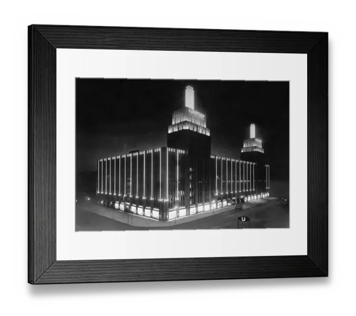 Framed Print : Karstadt department store on Hermannplatz square Framed Print : Karstadt department store on Hermannplatz square
