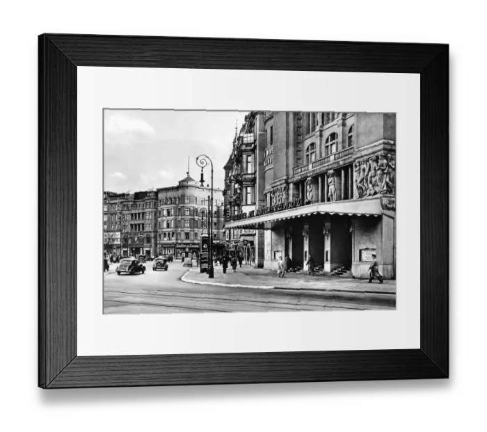 Framed Print : Theater am Nollendorfplatz, Neues Schauspielhaus