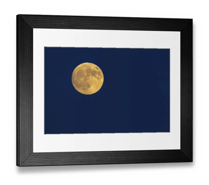 Framed Print : Moon, Full Moon, Supermoon, North Rhine-Westphalia