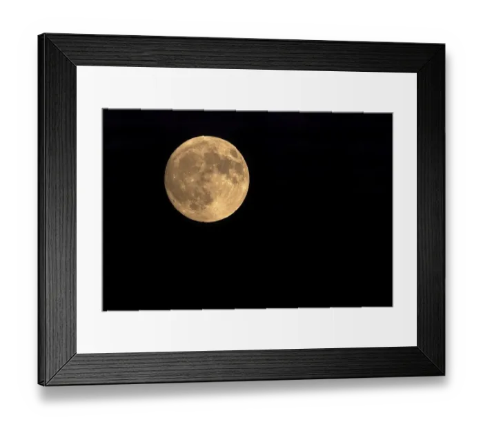 Framed Print : Moon, Full Moon, Supermoon, North Rhine-Westphalia
