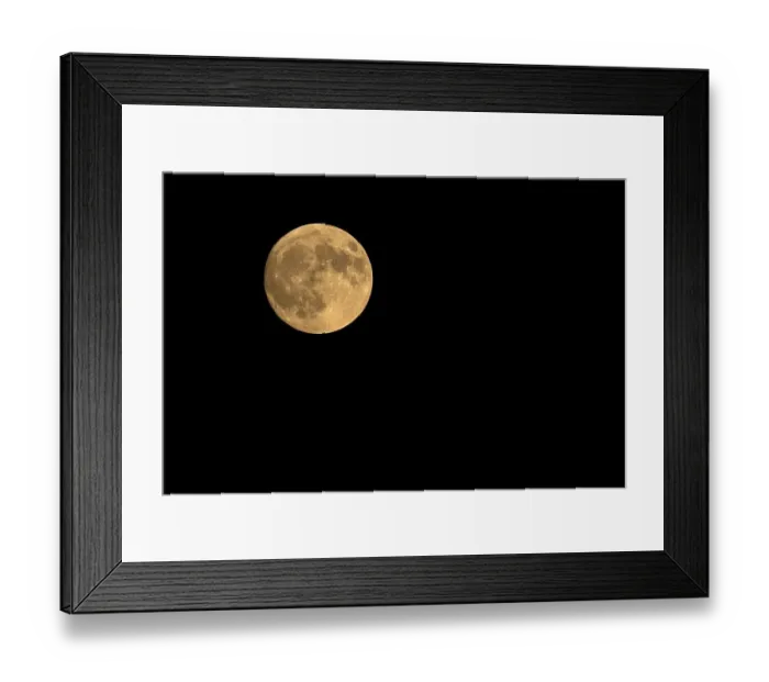 Framed Print : Moon, Full Moon, Supermoon, North Rhine-Westphalia