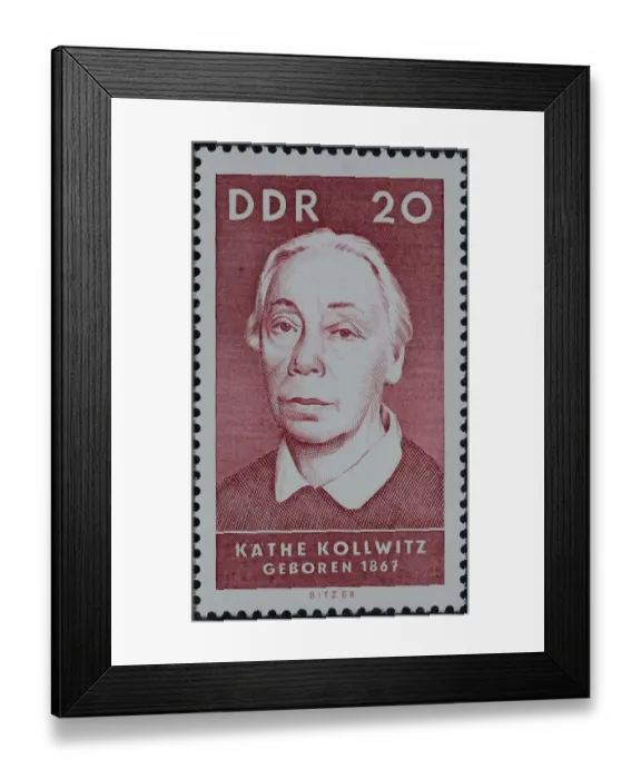 Framed Print : Kaethe Kollwitz, a German paintress
