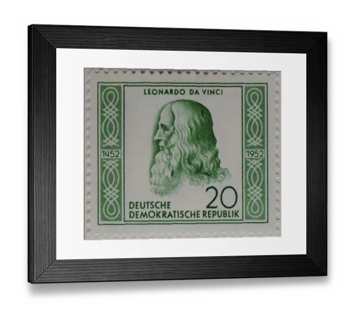 Framed Print : Leonardo da Vinci, artist and intellectual of the Italian Renaissance