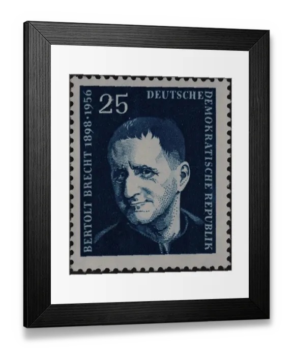 Framed Print : Berthold Brecht, a German Marxist Framed Print : Berthold Brecht, a German Marxist
