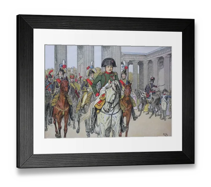 Framed Print : Napoleon is the winner in Berlin