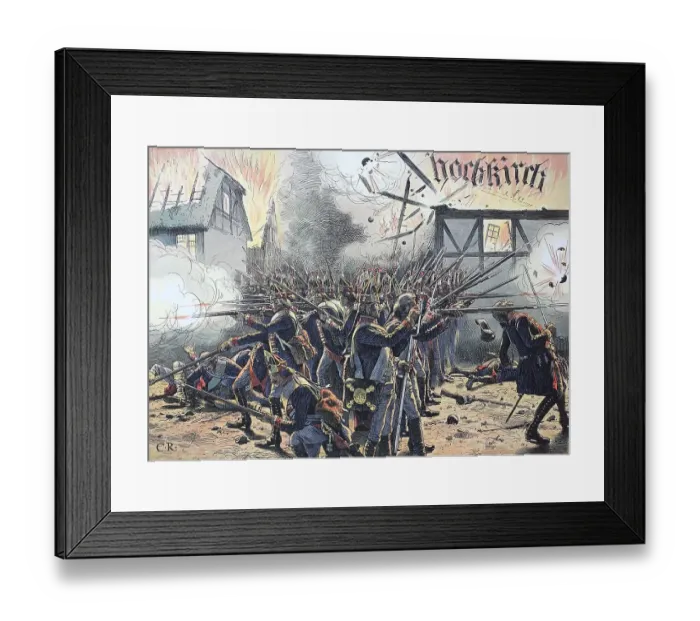 Framed Print : Seven Years War, global conflict fought between 1756 and 1763 Framed Print : Seven Years War, global conflict fought between 1756 and 1763