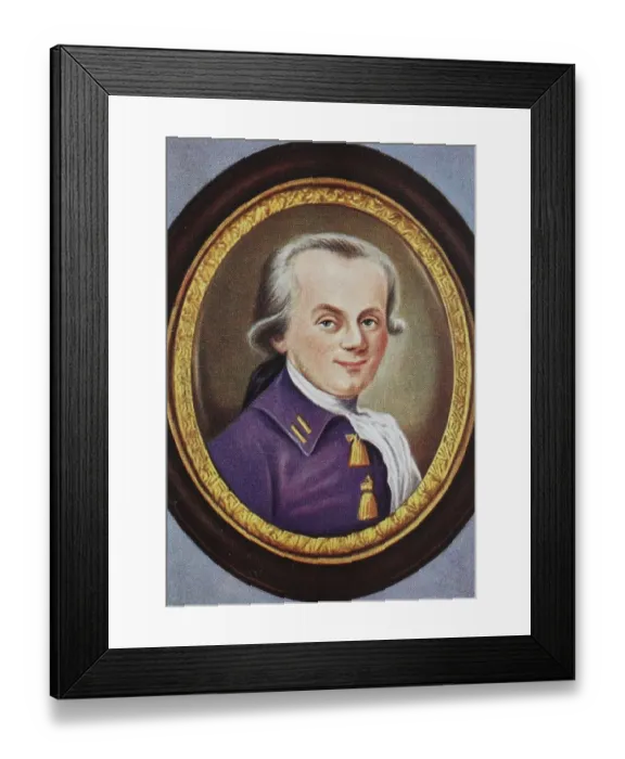 Framed Print : Maximilien Francois Marie Isidore de Robespierre