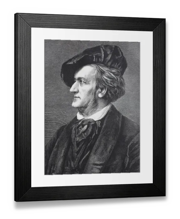 Framed Print : Wilhelm Richard Wagner, 1813-1883 Framed Print : Wilhelm Richard Wagner, 1813-1883