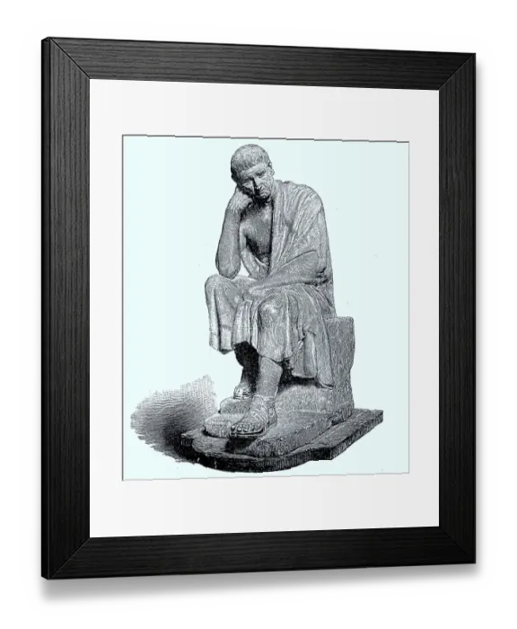 Framed Print : Aristotle, Aristotle, 384 BC Chr