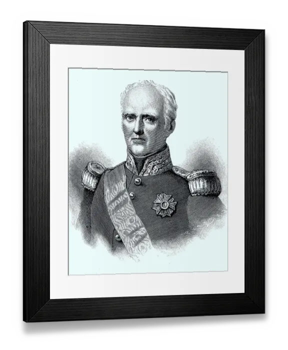 Framed Print : Thomas Robert Bugeaud, Marquis de la Piconnerie Framed Print : Thomas Robert Bugeaud, Marquis de la Piconnerie