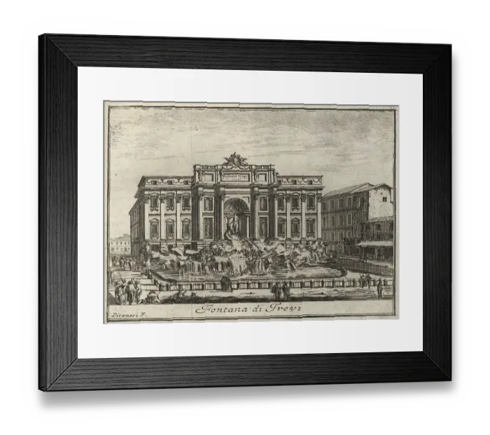 Framed Print : Fontana di Trevi, Trevi Fountain