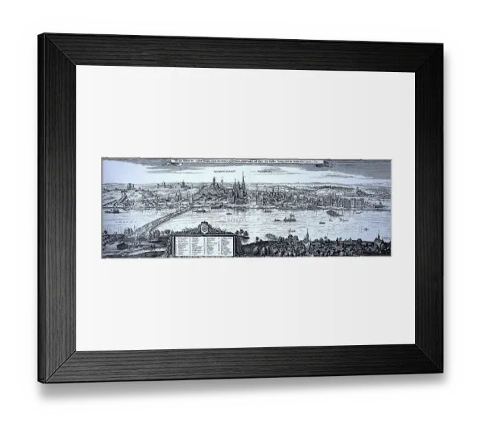 Framed Print : Mainz in the Middle Ages, Rhineland-Palatinate Framed Print : Mainz in the Middle Ages, Rhineland-Palatinate