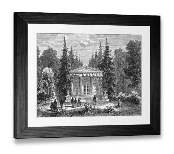 Framed Print : Shore clingfish (1810) Mausoleum of Charlottenburg
