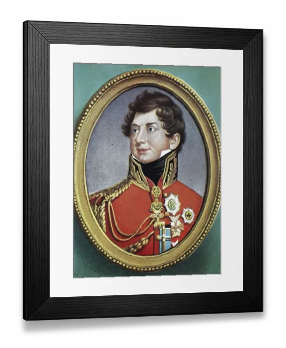 Framed Print : George IV. George Augustus Frederick