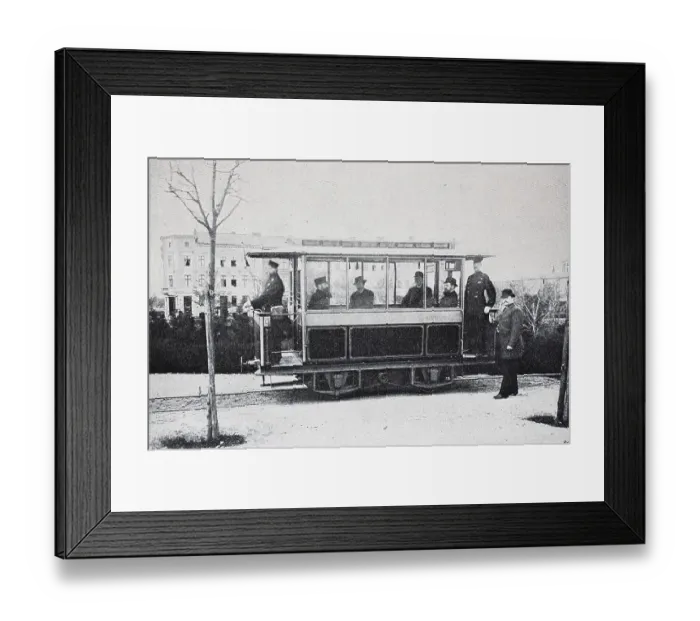 Framed Print : The Gross Lichterfelde Tramway was the world's first electric tramway Framed Print : The Gross Lichterfelde Tramway was the world's first electric tramway