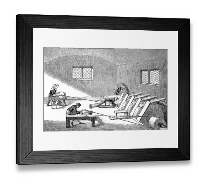 Framed Print : Polishing of Agate Semi-Precious Stones in Idar Oberstein Framed Print : Polishing of Agate Semi-Precious Stones in Idar Oberstein