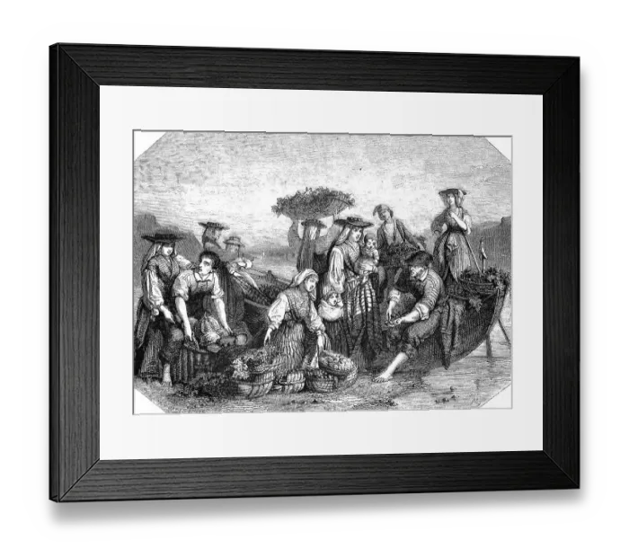 Framed Print : Portugal, Peasants bringing the fruits to market Framed Print : Portugal, Peasants bringing the fruits to market