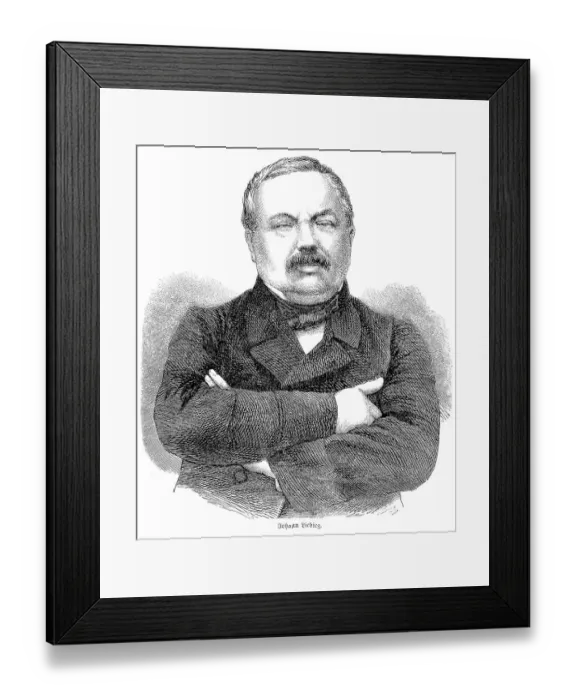 Framed Print : Johann Liebieg, born 1802, died 1870